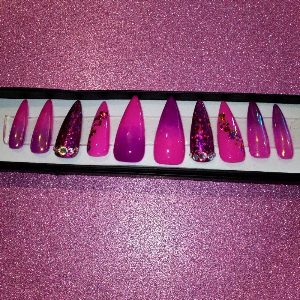 Luxury gel press-ons